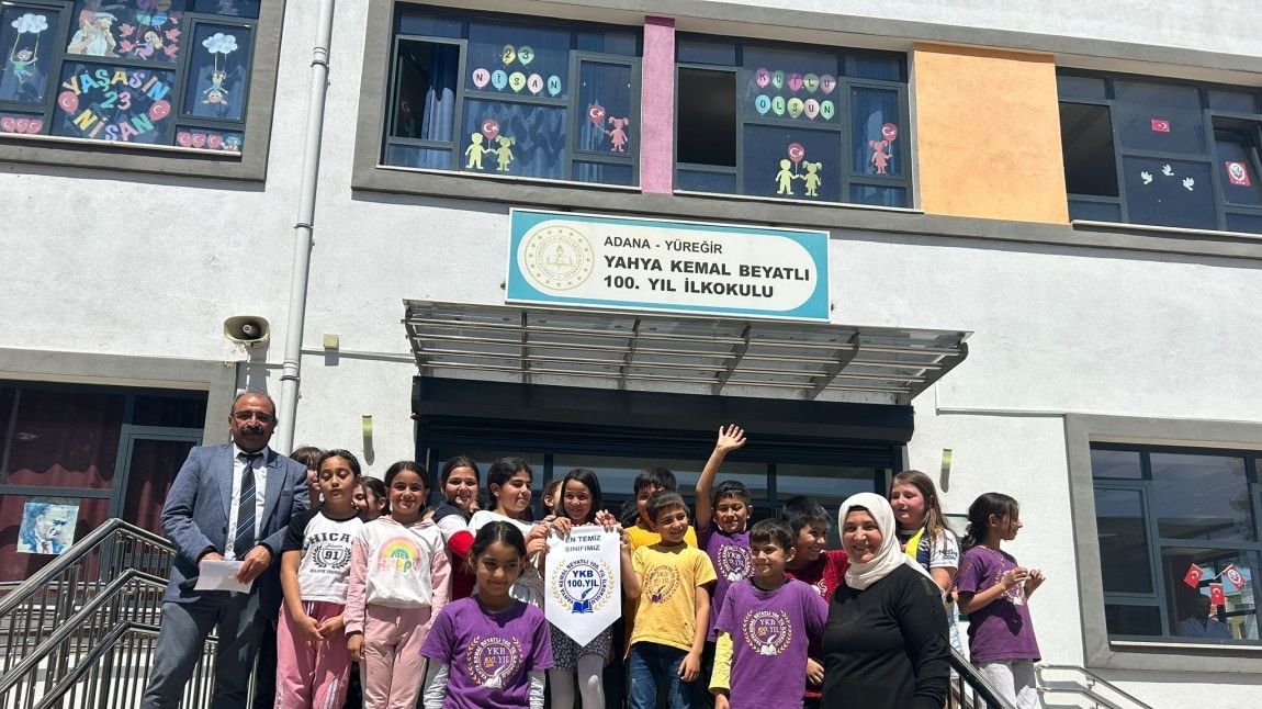 YKB 100. Yıl İlkokulu'nda En Temiz Benim Sınıfım ve Dilim Temiz Kalbim Temiz Projeleri Haftanın Birincileri